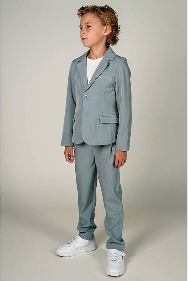 Le Chic Garcon colbert grijsgroen