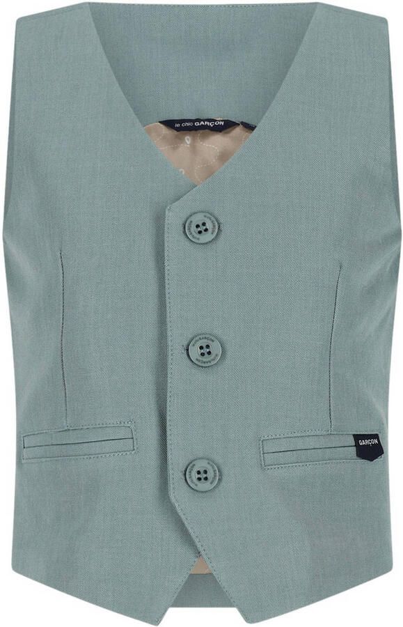 Le Chic Garcon gilet zachtgroen
