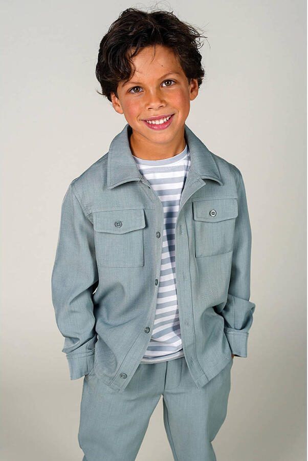 Le Chic Garcon overshirt groen