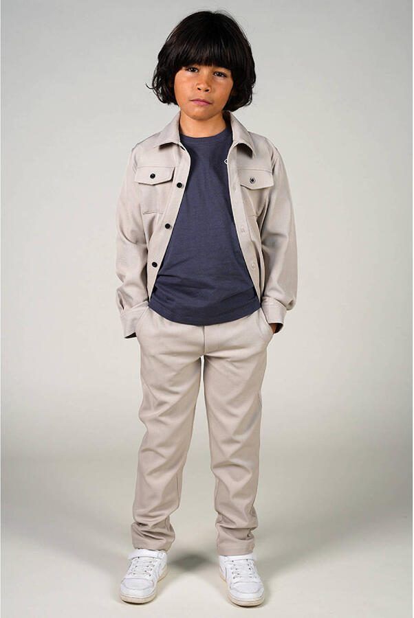 Le Chic Garcon tapered chino grijs - Foto 2