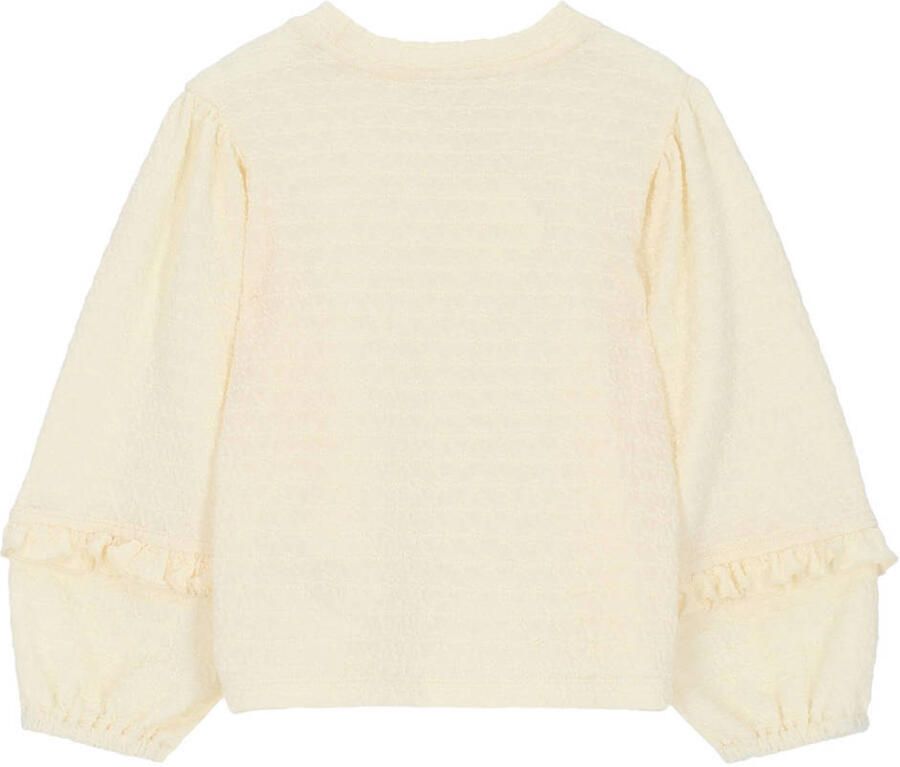 Le Chic blousetop met ruches offwhite Wit Meisjes Polyester Ronde hals - Foto 2