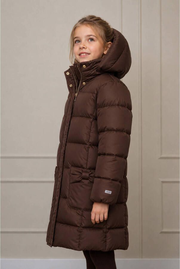 Le Chic gewatteerde winterjas donkerbruin - Foto 2