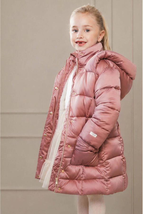 Le Chic gewatteerde winterjas roze - Foto 2