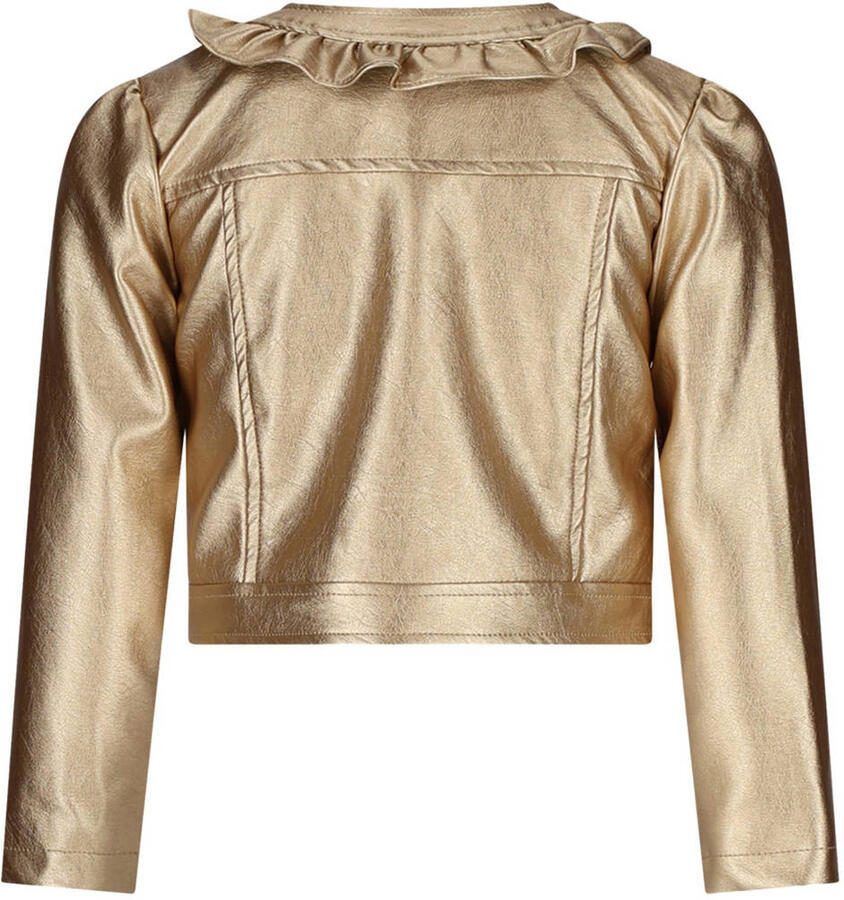 Le Chic imitatieleren jasje zomer goud - Foto 2