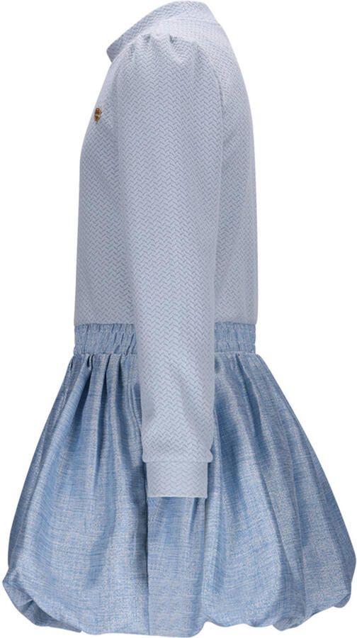 Le Chic korte jurk lichtblauw - Foto 3