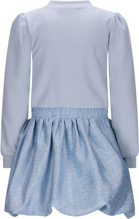 Le Chic korte jurk lichtblauw - Foto 2