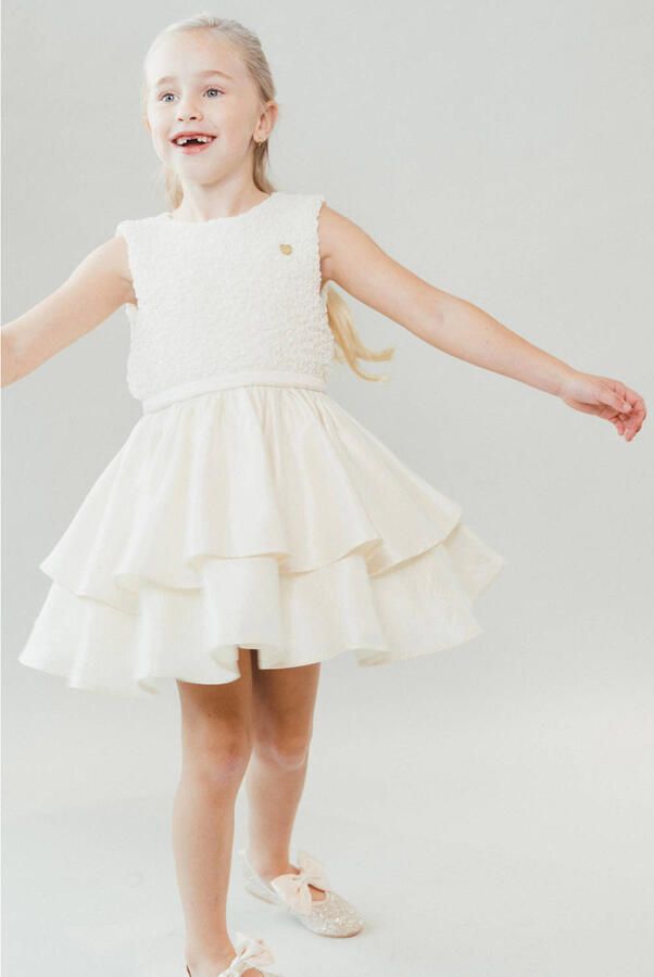 Le Chic korte jurk offwhite