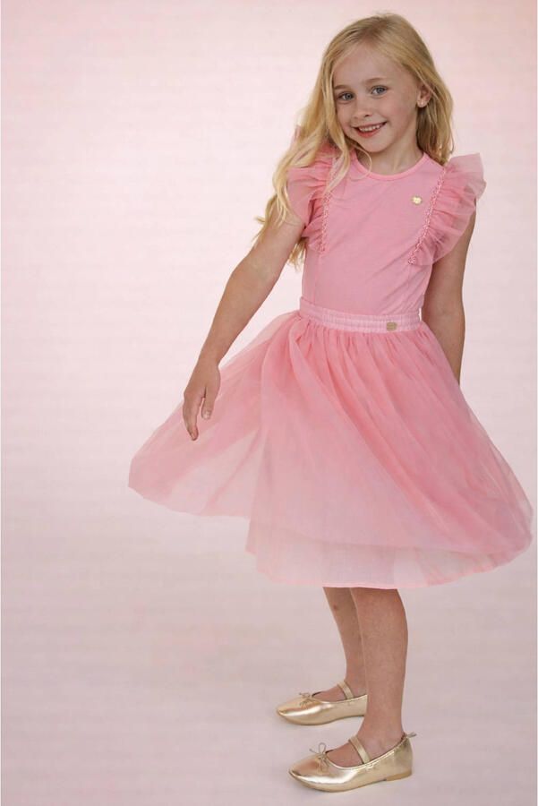 Le Chic midi rok roze