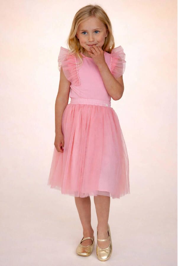 Le Chic midi rok roze - Foto 3