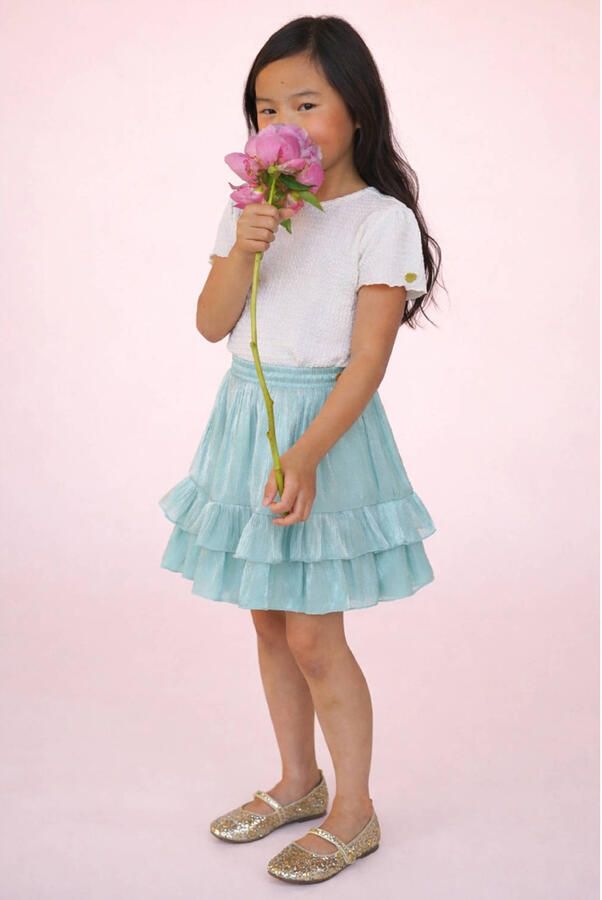Le Chic mini rok lichtblauw - Foto 2