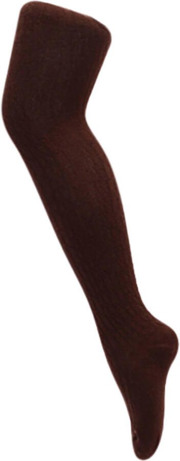 Le Chic RILLA katoenen maillot chocoladebruin