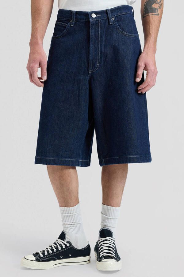 Lee baggy short dark blue denim