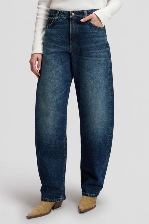 Lee barrel jeans donkerblauw