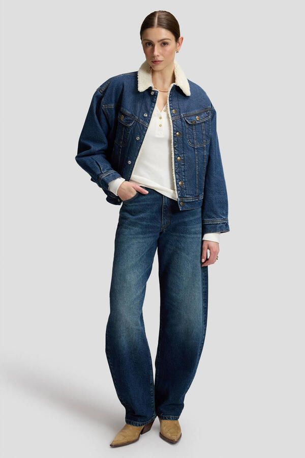 Lee barrel jeans donkerblauw - Foto 3