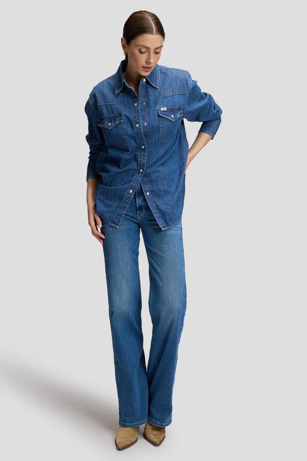 Lee bootcut jeans mediumblauw - Foto 2