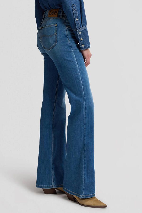 Lee bootcut jeans mediumblauw - Foto 3
