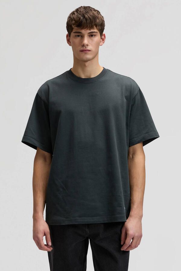 Lee boxy T-shirt antraciet