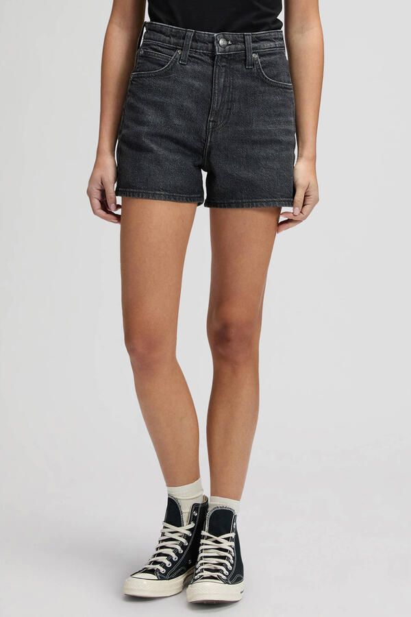 Lee denim high waist short black denim