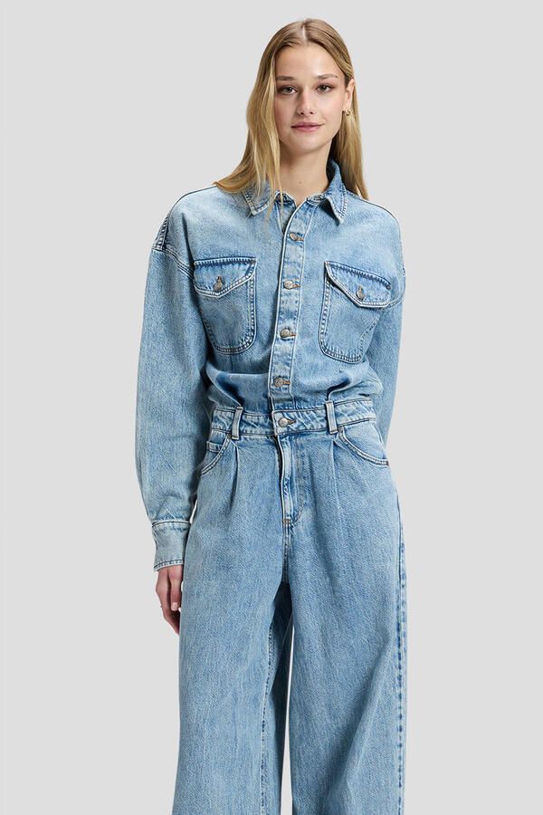 LEE Dames Jumpsuits Ls Jumpsuit Lichtblauw - Foto 5