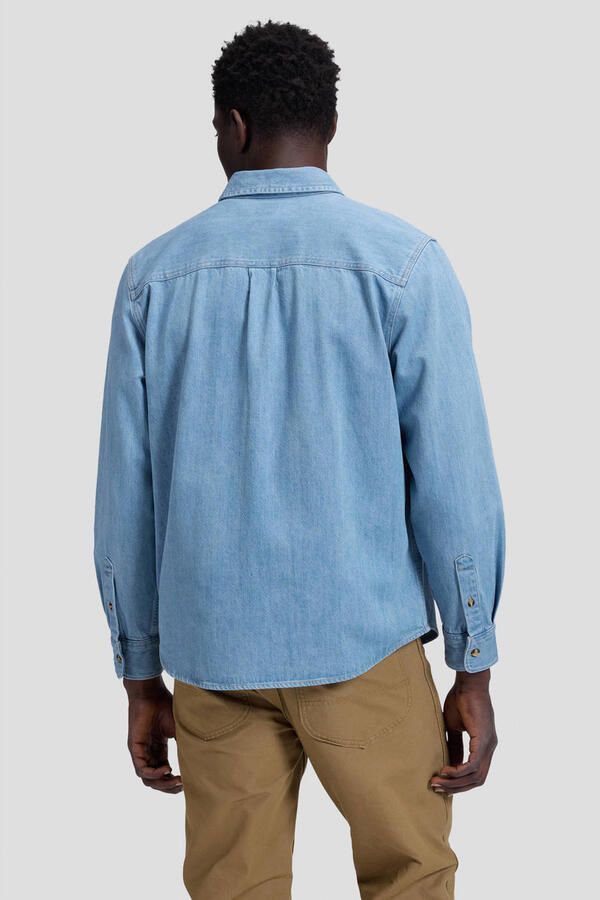 Lee denim relaxed fit overhemd blauw - Foto 2