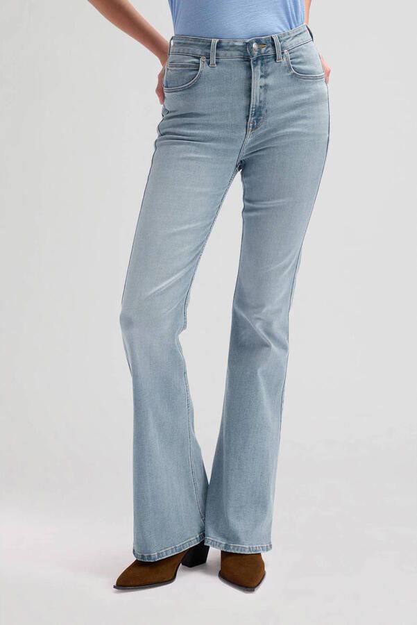 Lee flared jeans light blue denim