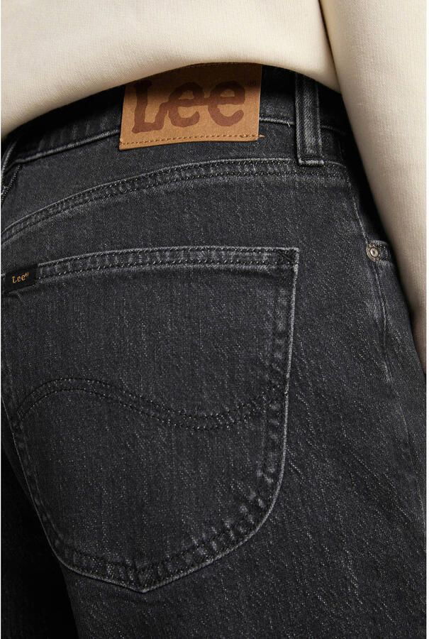 Lee high waist straight leg jeans Carol black denim