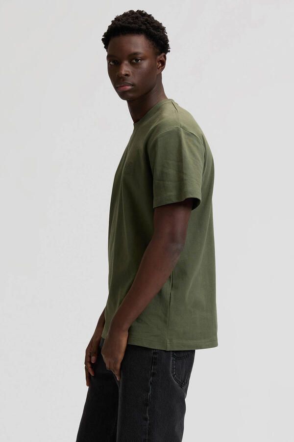 Lee regular T-shirt donkergroen - Foto 2