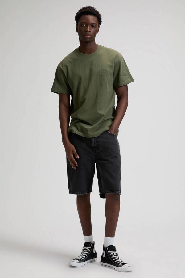 Lee regular T-shirt donkergroen - Foto 3