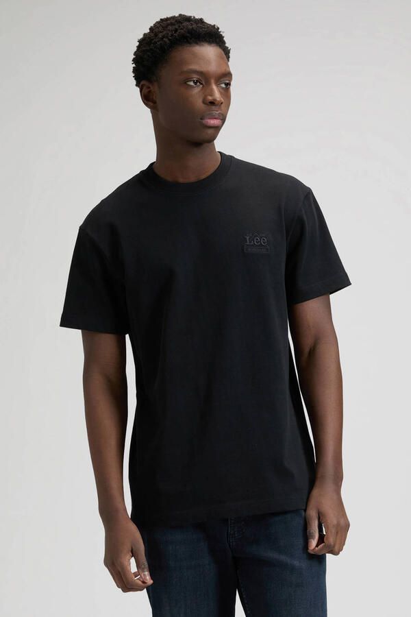 Lee regular T-shirt zwart