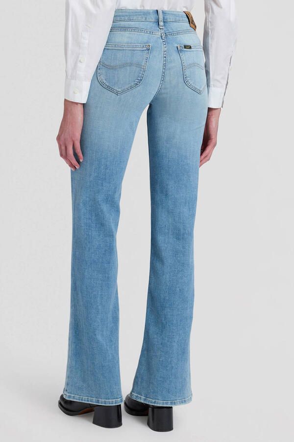 Lee regular waist flared jeans lichtblauw - Foto 2