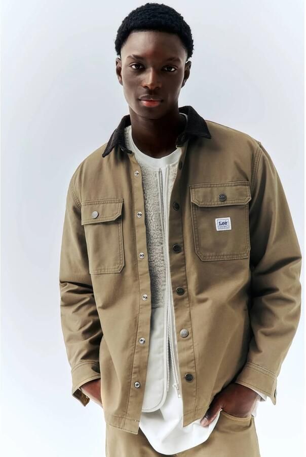 Lee Blazer 112386395 WORKWEAR OVERSHIRT-DARK KHAKI