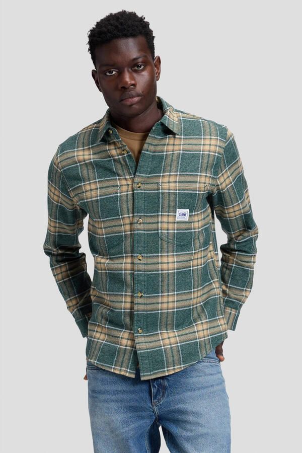 Lee relaxed fit geruit overhemd ponderosa pine