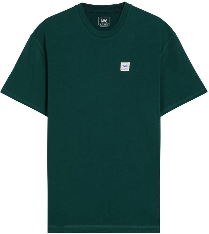 Lee relaxed fit T-shirt met logo groen