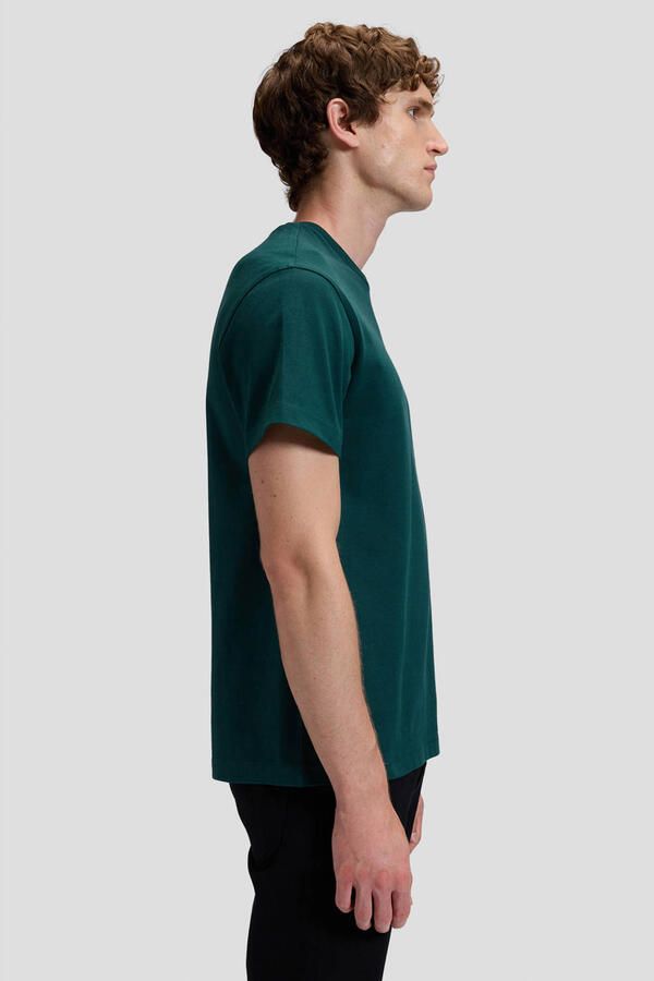 Lee relaxed fit T-shirt met logo groen - Foto 2