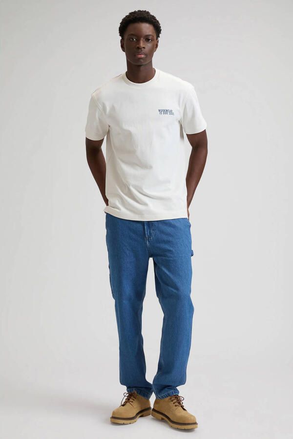 Lee relaxed T-shirt met backprint ecru - Foto 2