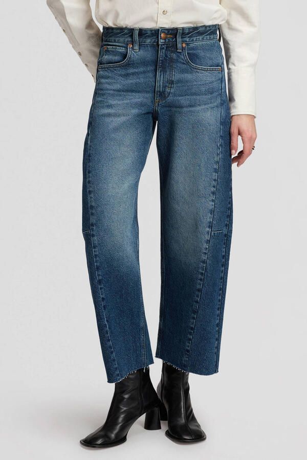 Lee Rider barrel jeans donkerblauw - Foto 5