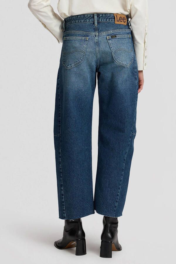 Lee Rider barrel jeans donkerblauw - Foto 6