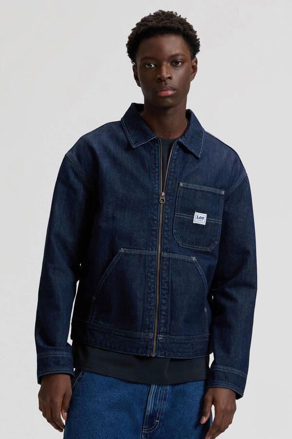 Lee spijkerjas dark blue denim