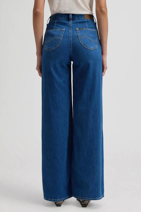 Lee STELLA high waist wide leg jeans dark blue denim - Foto 3