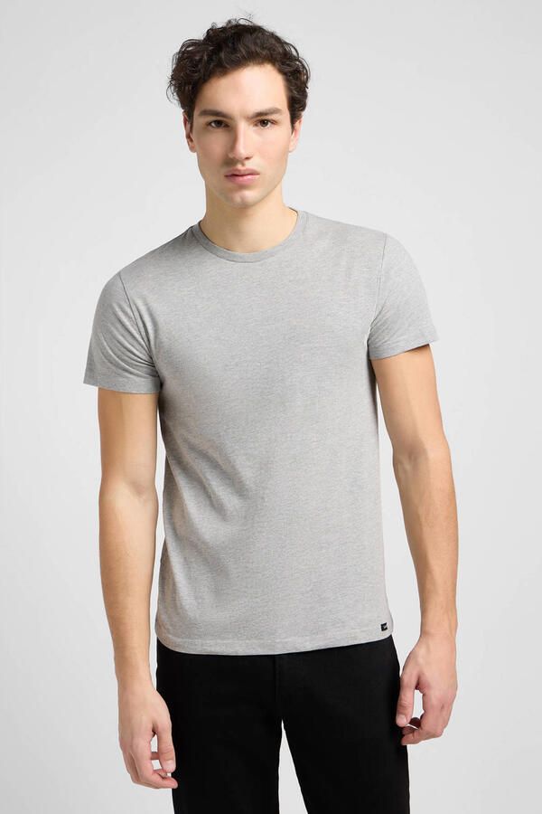 Lee T-shirt (set van 2 ) grijs blauw