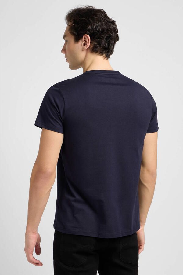 Lee T-shirt (set van 2 ) grijs blauw - Foto 3