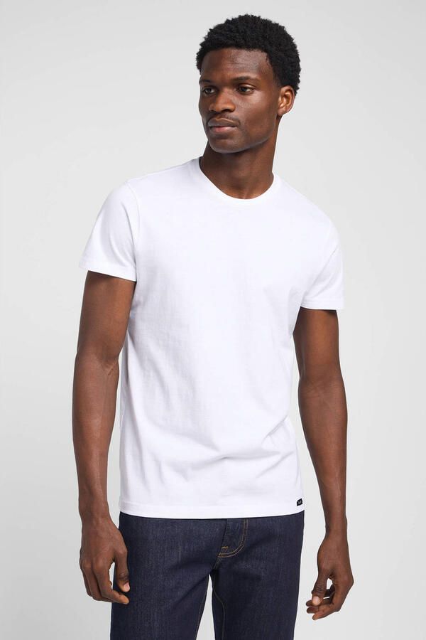 Lee T-shirt smalle pasvorm (set 2-delig)
