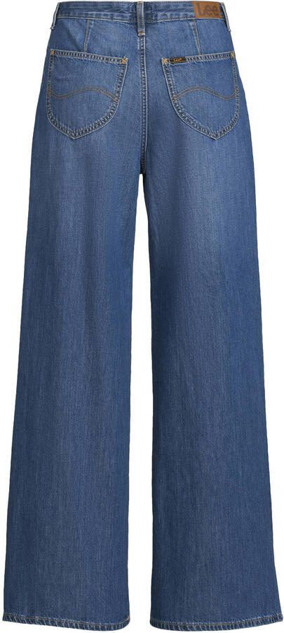 Lee wide leg jeans medium blue denim - Foto 3