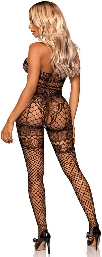 Leg Avenue fishnet bodysuit zwart - Foto 3