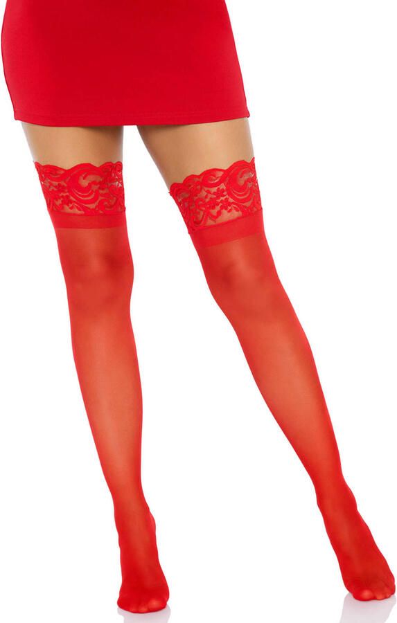 Leg Avenue hold up kousen rood - Foto 2