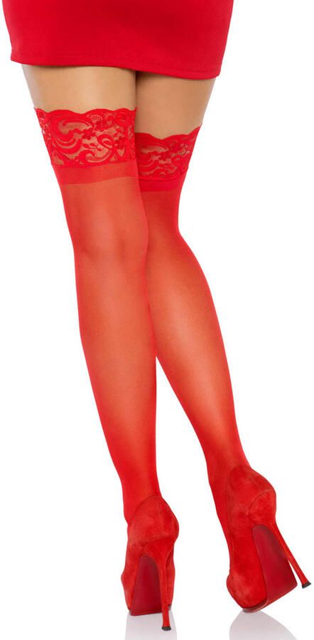 Leg Avenue hold up kousen rood - Foto 3