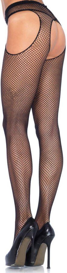 Leg Avenue jarretel visnet panty zwart - Foto 2