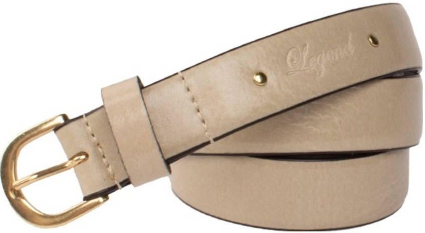 Legend leren riem beige