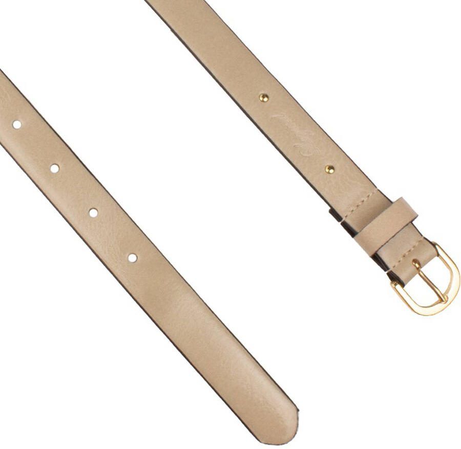 Legend leren riem beige - Foto 2