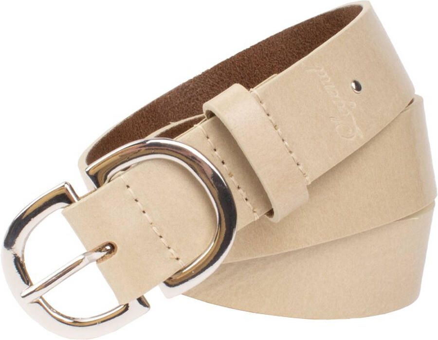 Legend leren riem beige